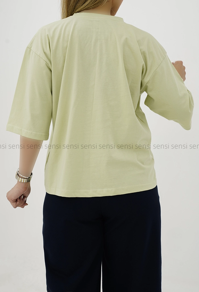 تیشرت باکسی قلب کد1005916